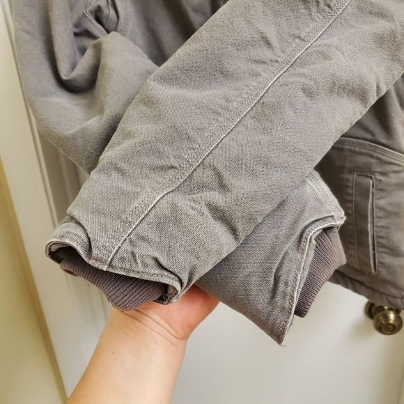 😍carhartt full swing sherpa lined canvas jacket size women's XS - Picture 5 of 9